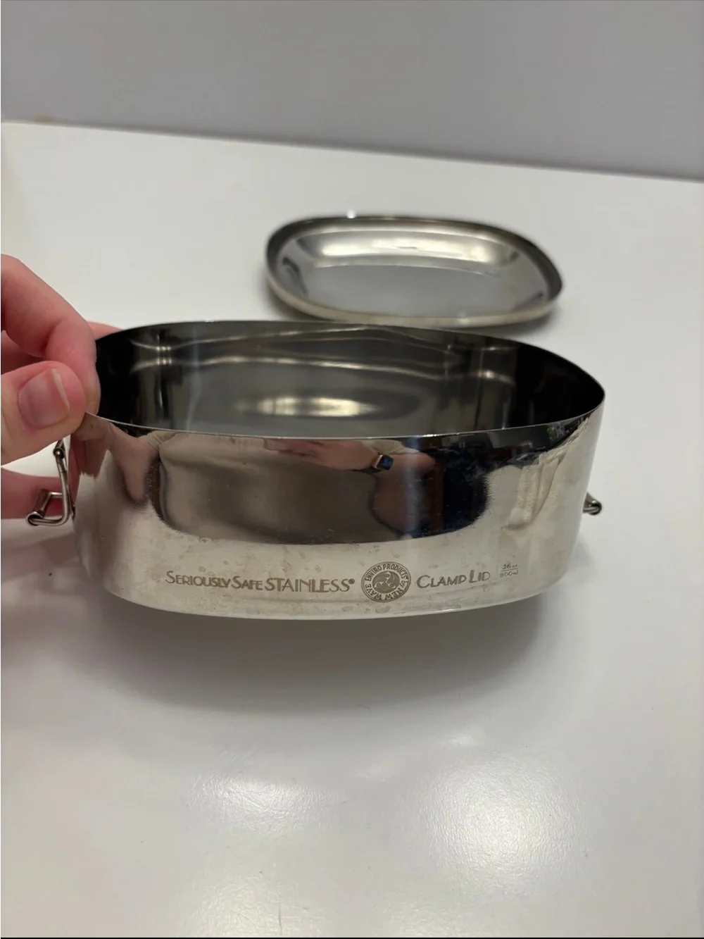 Stainless steel bento box by New Wave Enviro